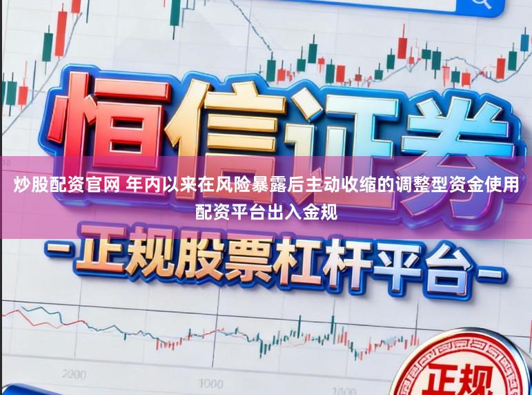 炒股配资官网 年内以来在风险暴露后主动收缩的调整型资金使用配资平台出入金规