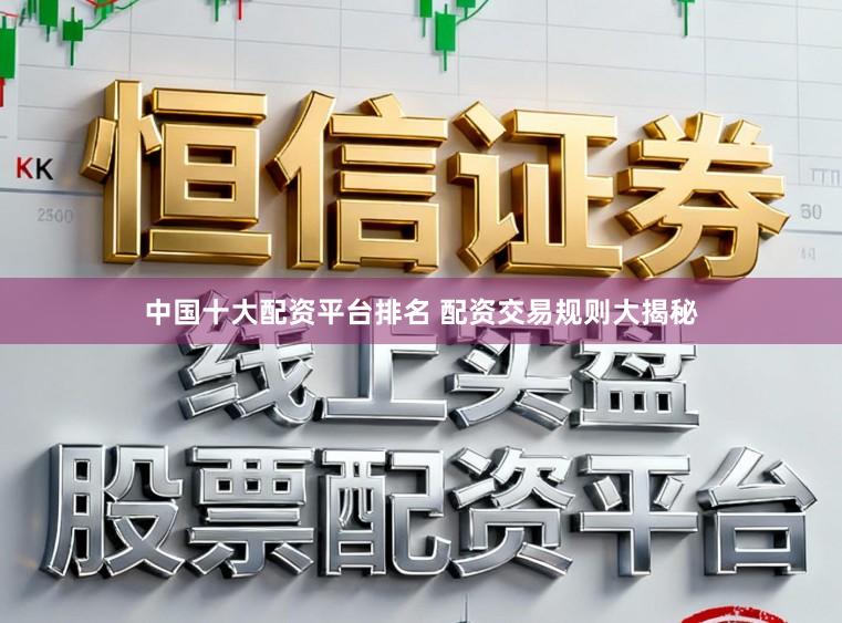 中国十大配资平台排名 配资交易规则大揭秘